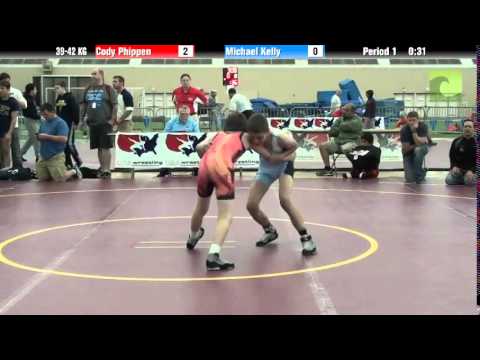 FILA Cadet 39-42 KG Cody Phippen vs. Michael Kelly