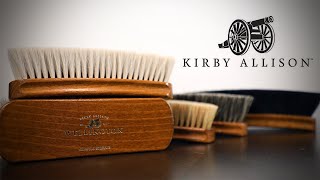 How To Use The Best Quality Shoeshine Brushes | Kirby Allison