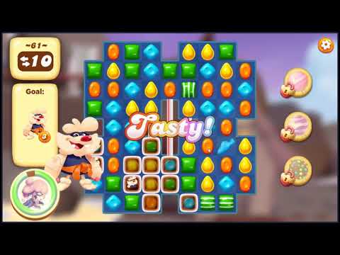 Candy Crush Tales Level 61 - NO BOOSTERS + FULL STORY + NO ADS 📖 | SKILLGAMING ✔️