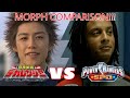 SPD Vs Dekaranger Red Ranger First Entrance And Morph Comparison