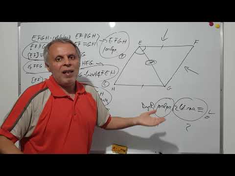 Lesson 45: RHOMBUS 2 - this diagonal trick: turn a parallelogram into a rhombus!
