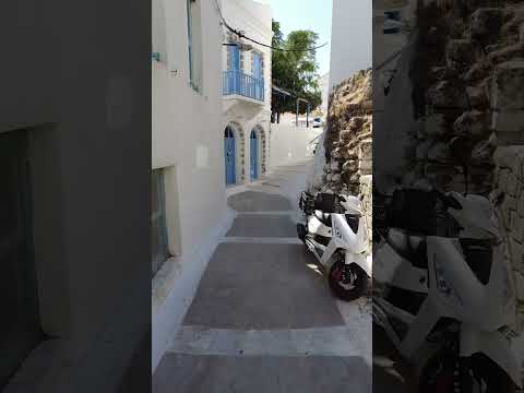 Nikia Nisyros Greek Island Street Walk Town Square #shorts