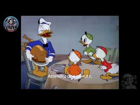 🎨 Donald Duck - Donald's Nephews 1938 - Ep04 - Part4/6 - VOSTFR - Animated in 4K by RecrAI4KToons