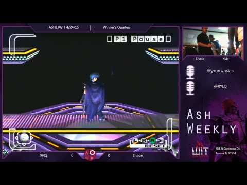 Melee Winner's Quarters ASH@WIT 4/24/15 - XYLQ (Marth) vs Shade (Sheik)