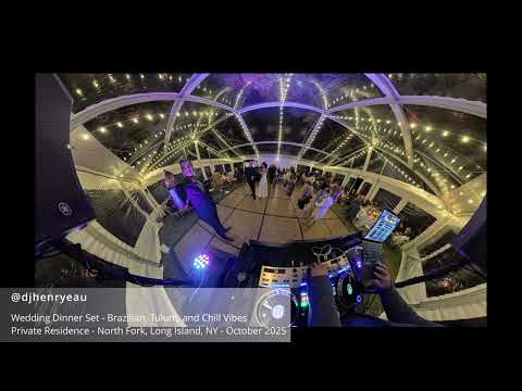 Wedding Dinner Set at a Private Home - North Fork, LI, NY - Brazilian, Tulum, Chill Vibes DJ Set