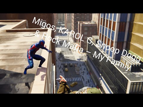 My Family-Migos, KAROL G, Snoop Dogg & Rock Mafia /balanceo con música por new york (SPIDERMAN PS4)