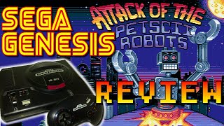 Attack of the PETSCII Robots for Sega Genesis Unboxing and Review