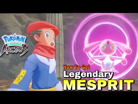 How To Get PSYCHIC Legendary Pokemon| The Lake Guardian Mesprit Trials Legends Arceus