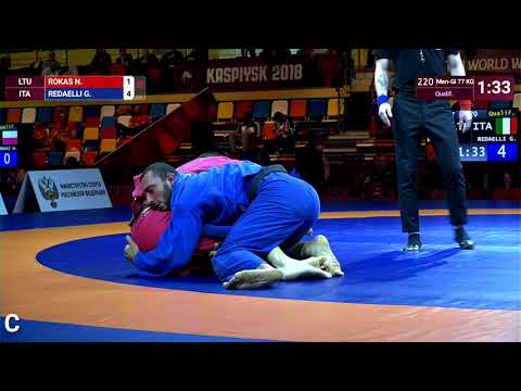 Qual. Men-Gi - 77 kg: N. ROKAS (LTU) v. G. REDAELLI (ITA)