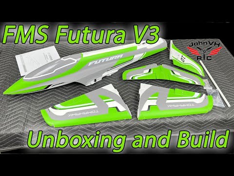 FMS Futura V3 Green 80mm EDF Unboxing and Detailed Build Review