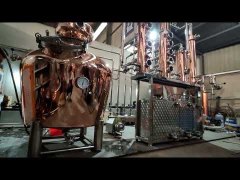 Copper head  with gin basket and condenser distillery alcohol machine China factory made#distill