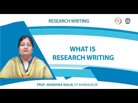 What is research writing