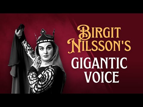 Birgit Nilsson's recordings do not do justice to her powerful voice. 🎶