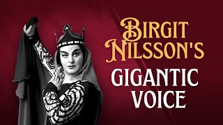 Birgit Nilsson&#39;s recordings do not do justice to her powerful voice. 🎶