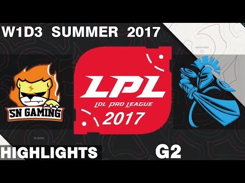 SNG vs NB | Game 2 | HIGHLIGHTS | LPL SUMMER 2017 | Suning Gaming vs NewBee