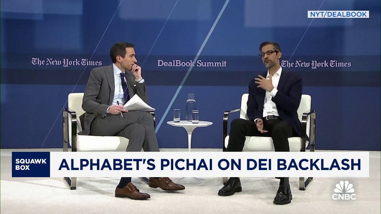 Alphabet CEO Sundar Pichai on DEI backlash