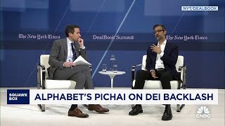 Alphabet CEO Sundar Pichai on DEI backlash