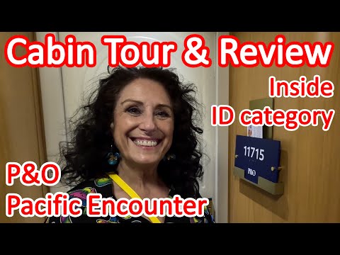 Thumbnail for P&O Pacific Encounter Interior Cabin 11715 Tour & Review - ID Category Inside Cruise Cabin
