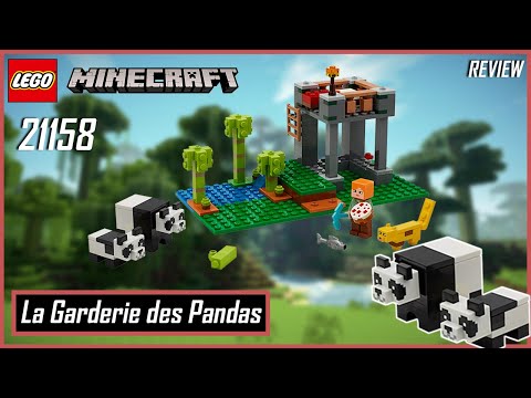 Vidéo LEGO Minecraft 21158 : La garderie des pandas