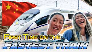 Sisters Take the Fastest Train in China