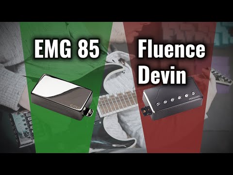 EMG 85 battles Fishman Fluence Devin Townsend \\ Comparison of active guitar pickups (METAL)