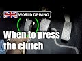When To Press the Clutch Driving Lesson for Beginners