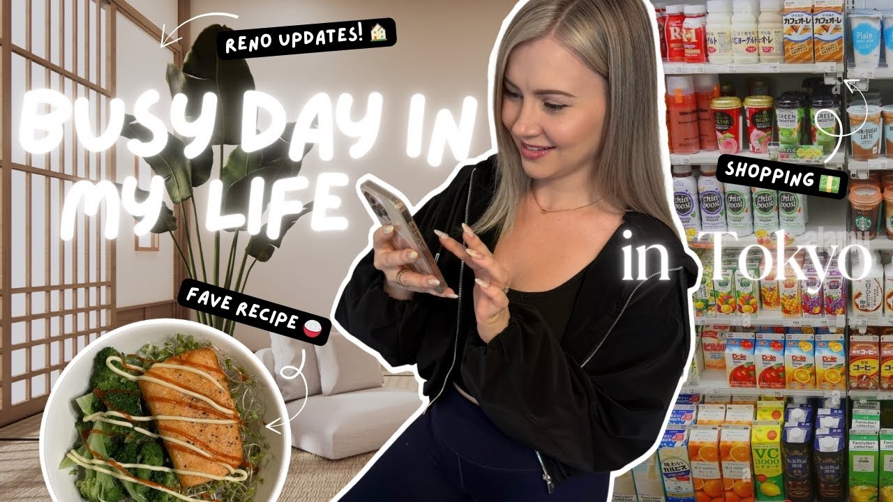 A realistic day in my life in Japan - work, cooking at home, renovation progress