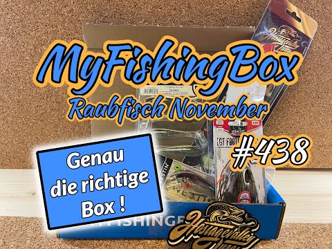 Das Unboxing der mfb Raubfischbox November! Wieder richtig gut!
