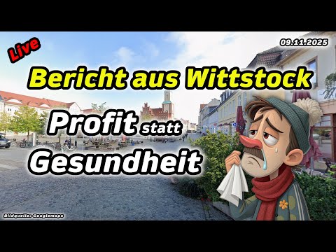 ‼️Live‼️Wittstock 📢 Protest gegen Klinikschließung⚠️ gesichert nachgefragt