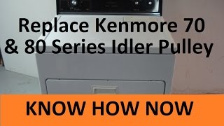 Replacing a Squeaky Kenmore Dryer Idler Pulley