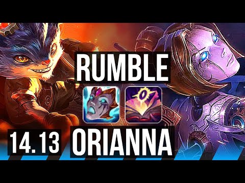 RUMBLE vs ORIANNA (MID) | 5/0/5, 600+ games | EUW Master | 14.13