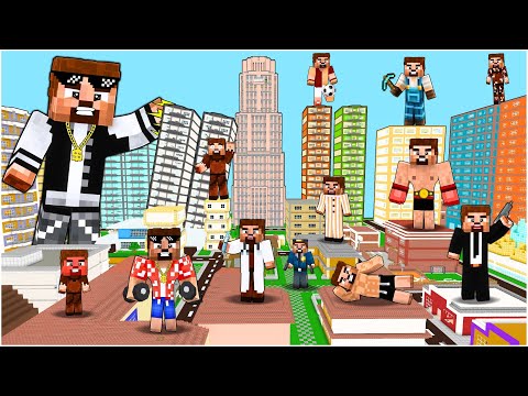 POOR COPY HIMSELF WITH HIS CLONE MACHINE! 😱 - Minecraft