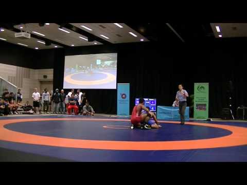 2016 Oceania Wrestling Championships-Tarkong (Palau) vs Aguigui (Guam)