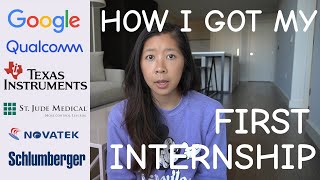 How I got my first internship in Electrical Engineering | Personal advice