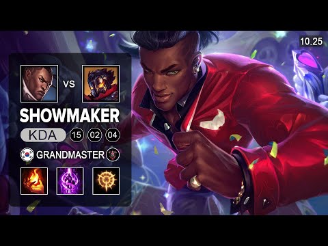 DWG Showmaker Lucian Mid vs Viktor - KR Grandmaster Patch 10.25