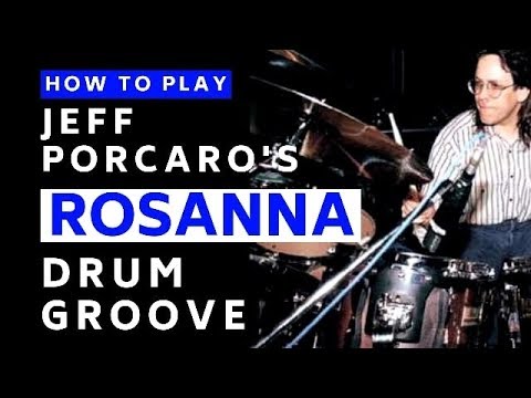 How to play the Rosanna Drum Beat by Jeff Porcaro and Toto