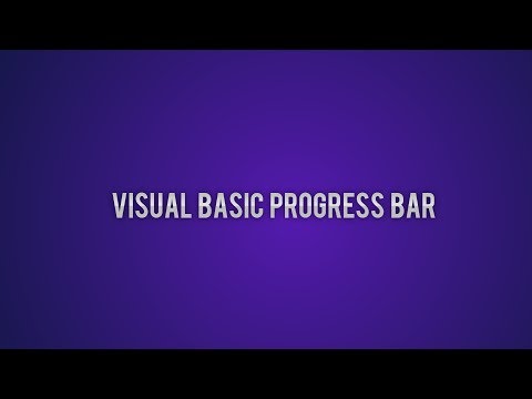 Visual Basic Tutorials 2 Progress Bar