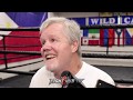 FREDDIE ROACH'S FULL MEDIA WORKOUT SCRUM - PACQUIAO VS BRONER MEDIA DAY