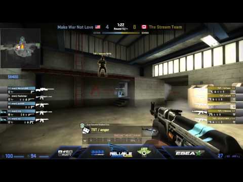 The Stream Team vs Make War Not Love (de_nuke) | ESEA-Premier