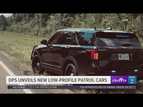Texas DPS unveils new low-profile patrol cars in East Texas