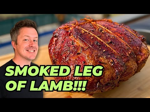 Easy SMOKED LEG OF LAMB!!! | Pellet Grill Smoked Boneless Leg of Lamb Recipe