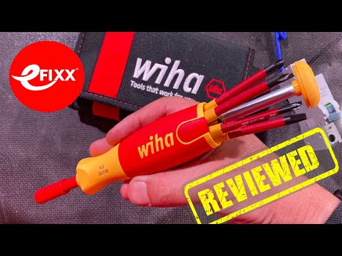 WIHA Sukimo momento rinkinys easyTorque adapterių, elektrinis 1000V, skirtas slimBits ir slimVario® laikikliui, 5 vnt. video