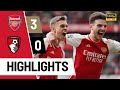 Arsenal vs Bournemouth (3-0) | All Goals & Extended Highlights | Saka, Trossard & Rice GOALS!