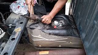 FUEL PUMP REMOVAL /REPLACEMENT GMC CANYON/COLORADO LIVE!! #diy #automobile #fix