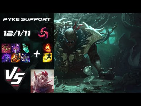 SUPPORT Pyke vs Rakan - NA Challenger Patch 14.5
