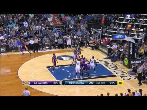 Zach LaVine Highlights Lakers vs. Timberwolves 12.14.2014 - 10 Points, 6 Assists