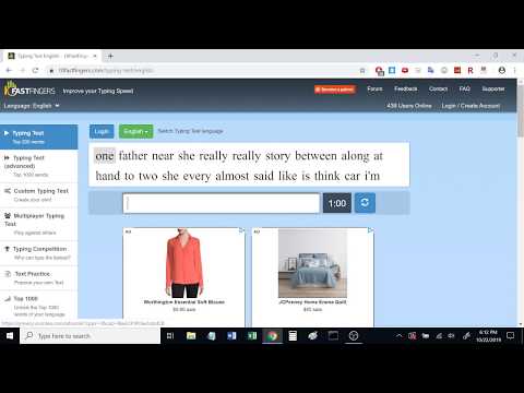 10 Fast Fingers Typing Test (Super Fast!)