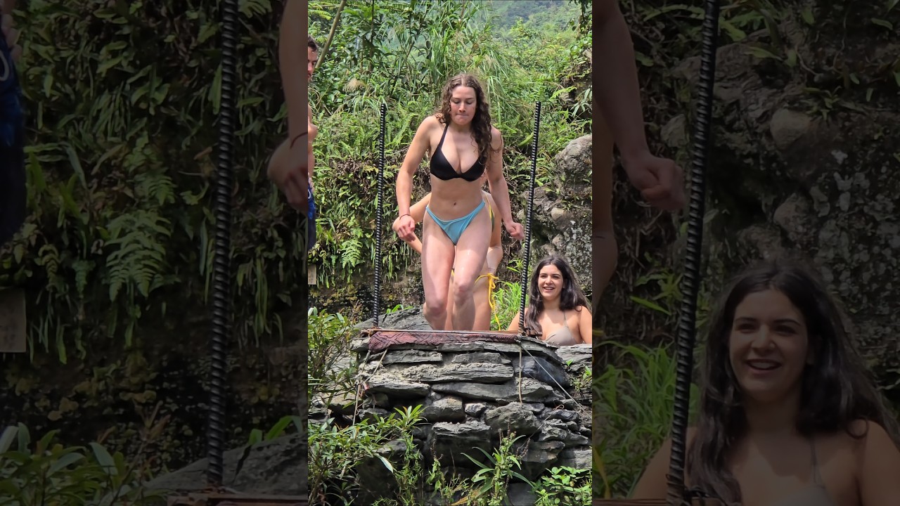 Jumping waterfall - Ha Giang Loop Adventure #travel #waterfall #hagiangloop
