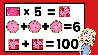 Can you solve this Valentines Math Puzzle | Math Puzzles for Kids