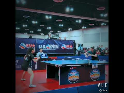 Table Tennis US Open, 12/20/2022，Wonmen’s Singles Final, Amy Wang vs Lily Zhang